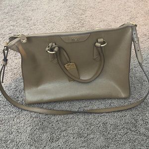 Ralph Lauren zipper shoulder bag with strap